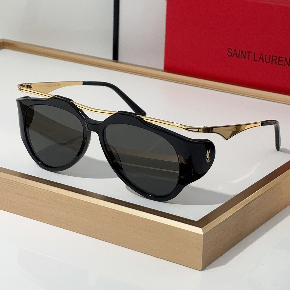 Saint Laurent YSL Eye Protection Light-proof Sunglasses Top Quality - Image 6