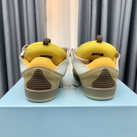 Lanvin LEATHER CURB SNEAKERS - Image 4