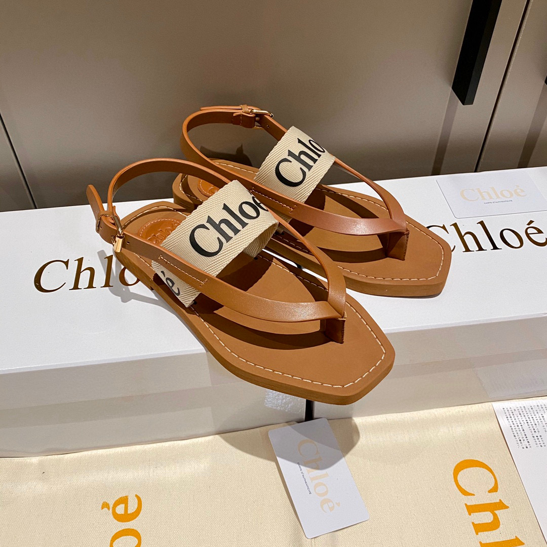 Chloe Logo Flip-flops Shoes Sandal - Image 3