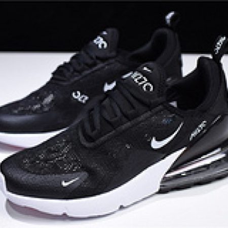 Nike Air Max 270 Mens Casual Shoes Black/Anthracite/White ah8050-116 - Image 4