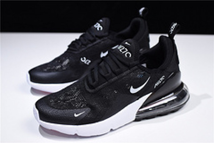 Nike Air Max 270 Mens Casual Shoes Black/Anthracite/White ah8050-116 - Image 4