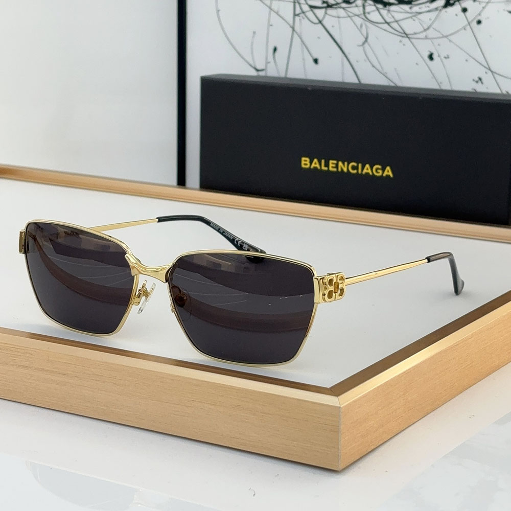Balenciaga  Hollow metal Logo   sunglasses Top quality - Image 1