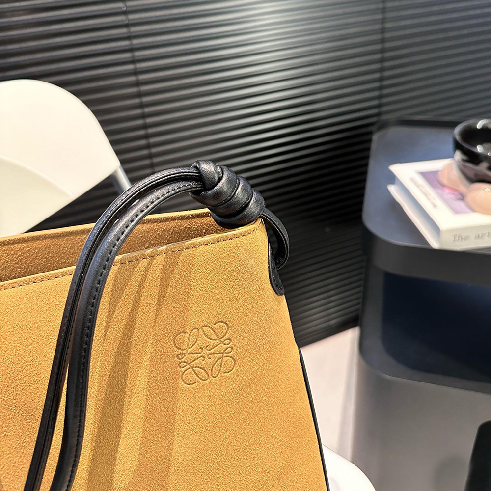LOEWE Suede Tote Bag - Image 8