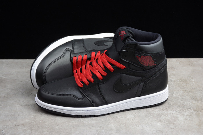 Air Jordan 1 High Black Satin 555088-060 - Image 17