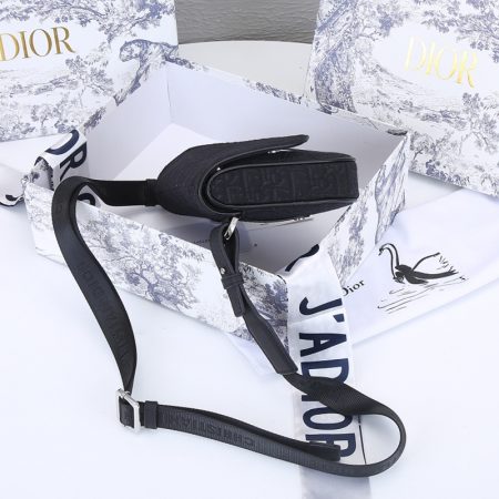 Dior SADDLE Bag Mini Saddle Bag with Original Box - Image 3