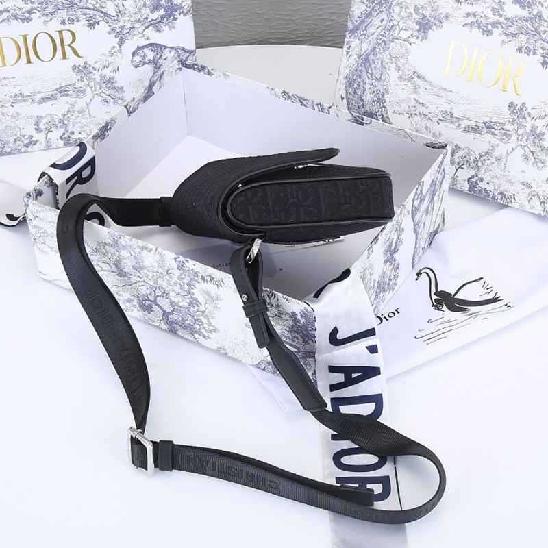 Dior SADDLE Bag Mini Saddle Bag with Original Box - Image 3