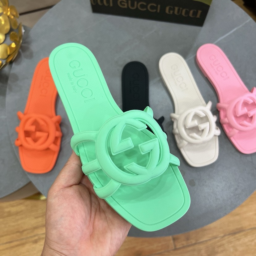 Gucci Rubber Slippers - Image 10