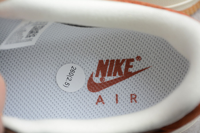 Nike Air Force 1 07 ESS White Brown Metallic Gold CW2288-686 - Image 8