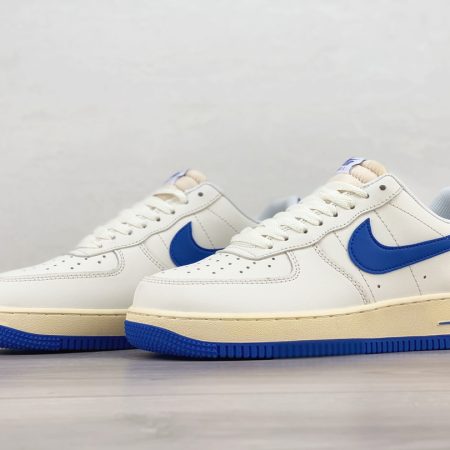 Nike Air Force White Blue - Image 3