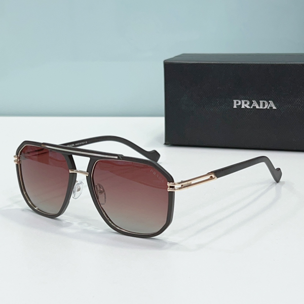 Prada Metal-Mechanical Wind  sunglasses Top quality