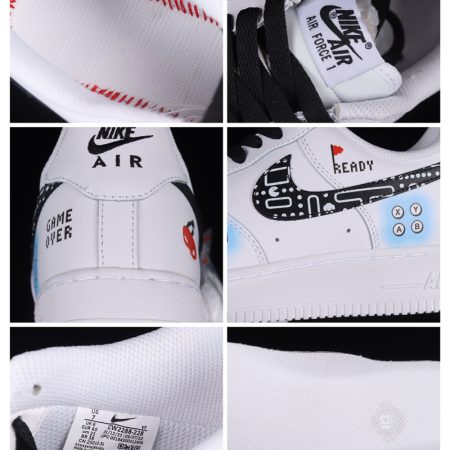 Air Force1 07 Low (GS) video game graffiti low-top casual sneakers CW2288-228 - Image 9