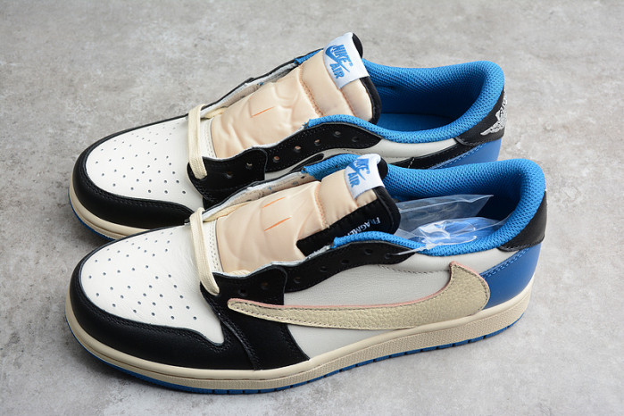 Air Jordan 1 Low X Fragment X Travis Scott DM7866-140 - Image 11