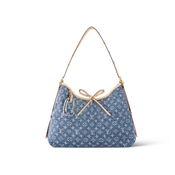 LV CARRYALL Denim Bag