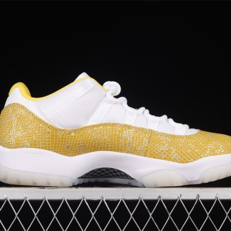 Air Jordan AJ11 Low SE "Yellow Snakeskin" AH7860-107 - Image 2