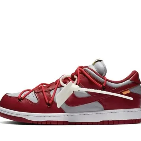 Off-White x Dunk Low LTHR OW Red