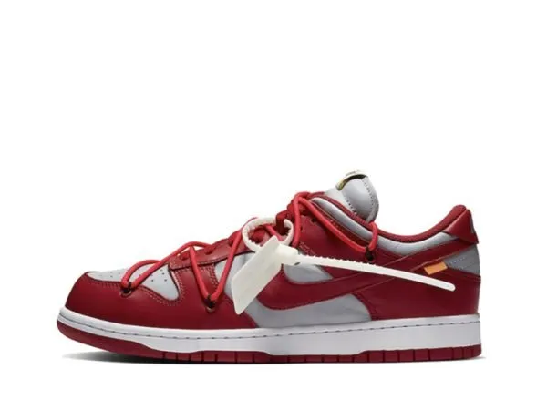 Off-White x Dunk Low LTHR OW Red