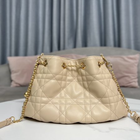 Dior Medium Ammi Bag Sand Pink Supple Macrocannage   M22566FBE_M84P - Image 4