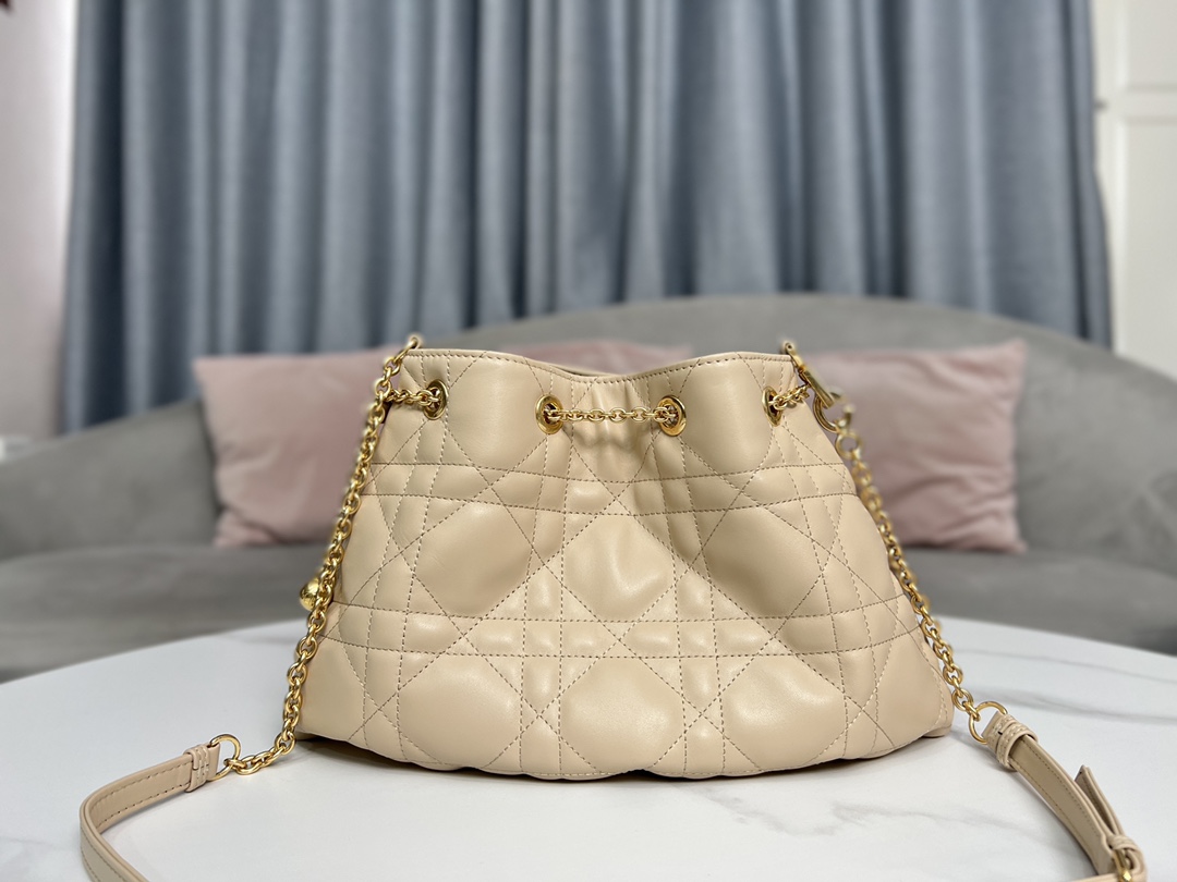 Dior Medium Ammi Bag Sand Pink Supple Macrocannage   M22566FBE_M84P - Image 4