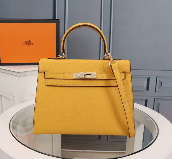 Hermes Kelly Gold Buckle Bag-Epsom