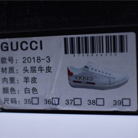 Gucci Ace EMBROIDERED LOW-TOP SNEAKER WITH LOGO - Image 11