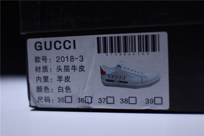 Gucci Ace EMBROIDERED LOW-TOP SNEAKER WITH LOGO - Image 11