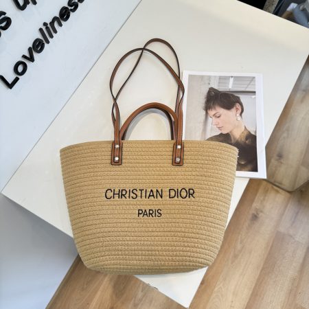 Dior Straw Bag - Image 7