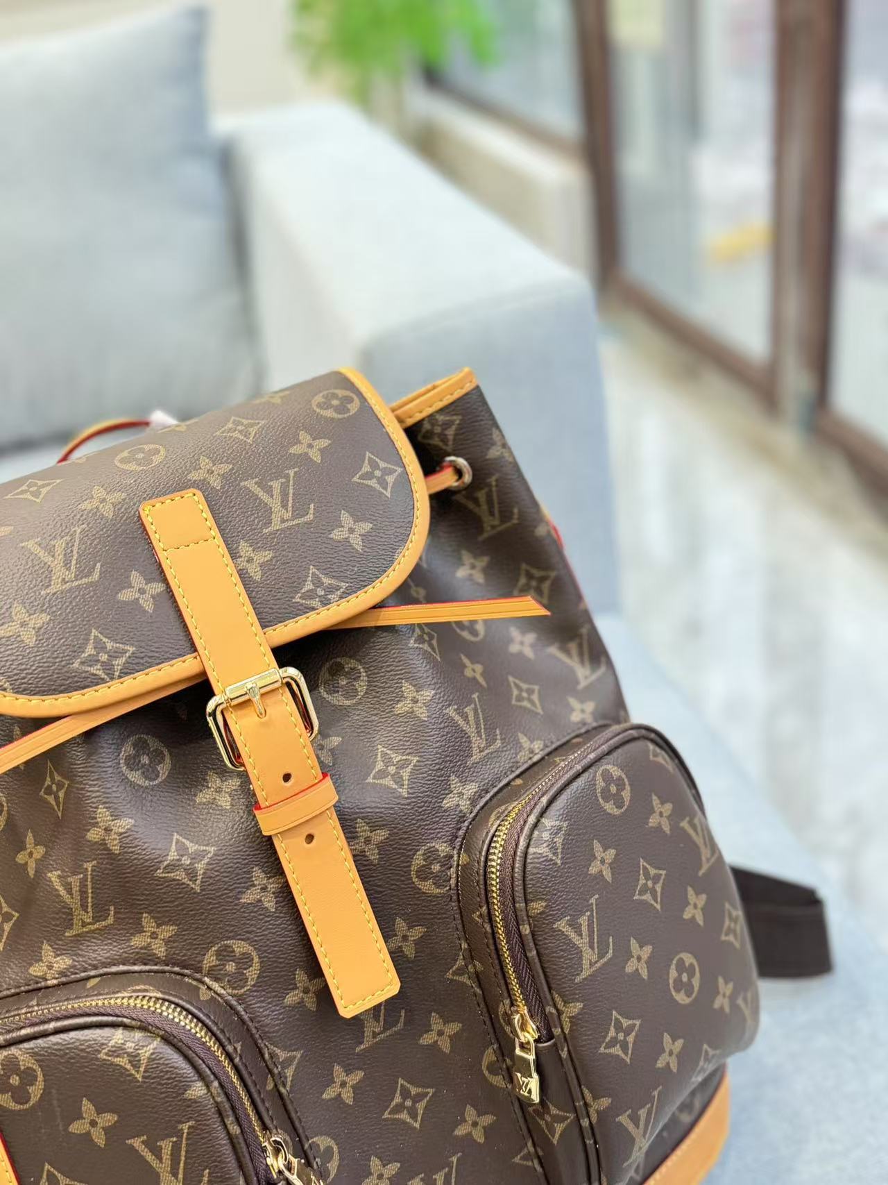 LV Bosphore Monogram Canvas Backpack - Image 8