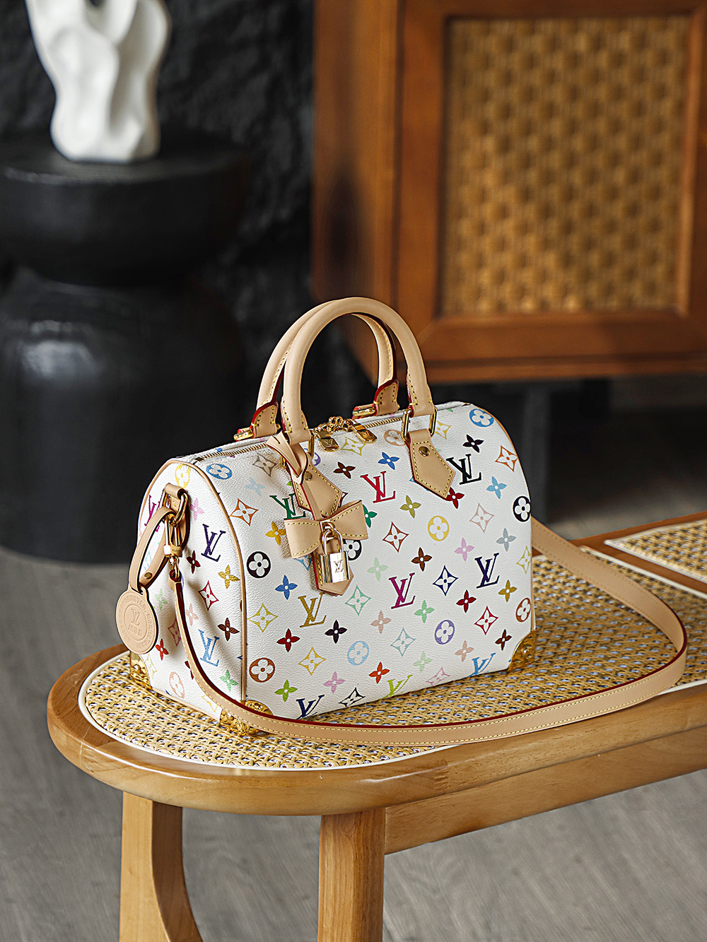 LV x TM Speedy Bandoulière 25 Other Monogram Canvas Bag - Top Quality - Image 6