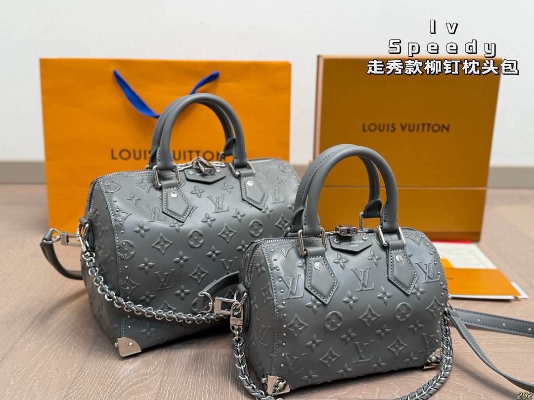 LV Speedy Studded Cushion Bag - Image 2