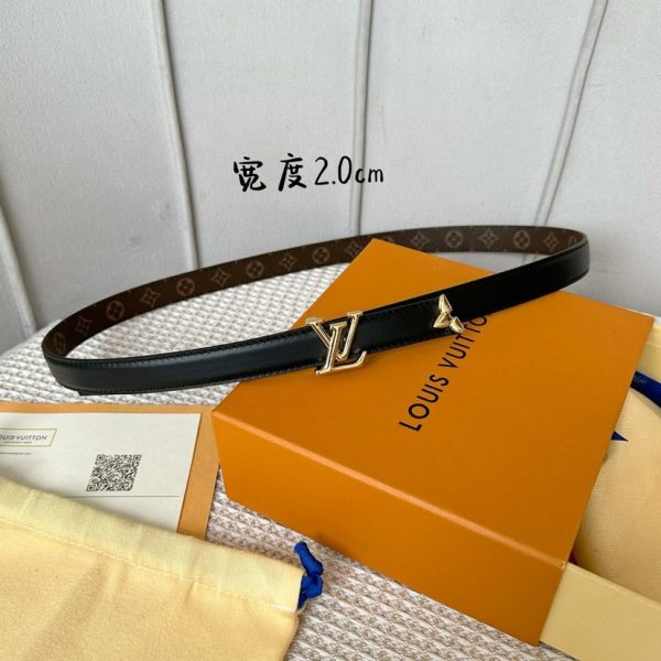 LV S-Lock 20mm Reversible Belt Monogram