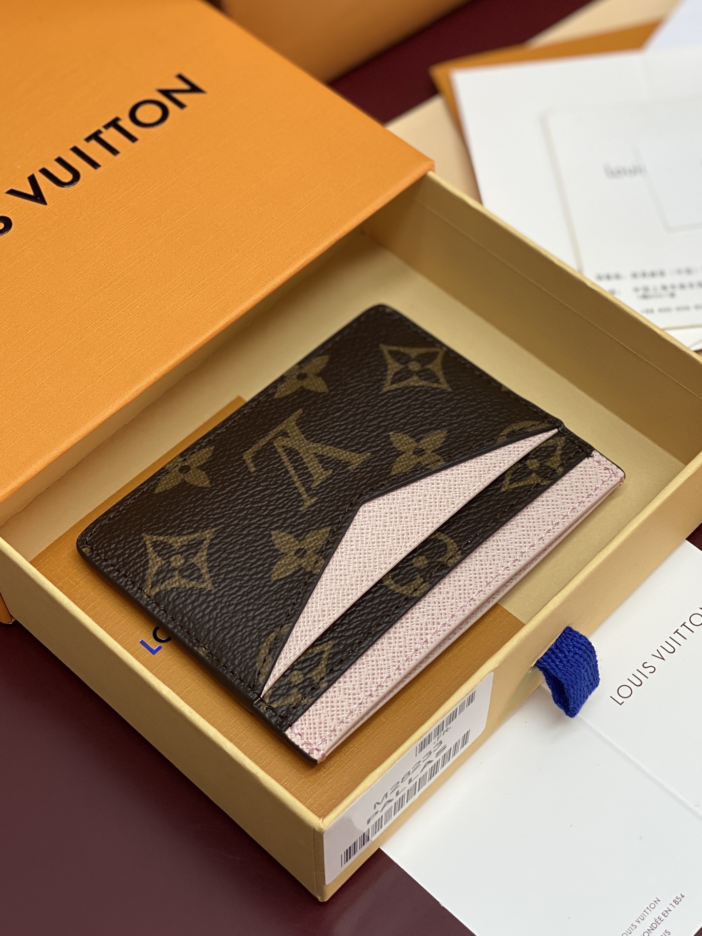 LV Triple Card Holder Monogram - Image 2