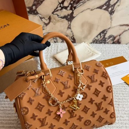 LV Petite Malle Monogram Empreinte Bag 10A - Image 8