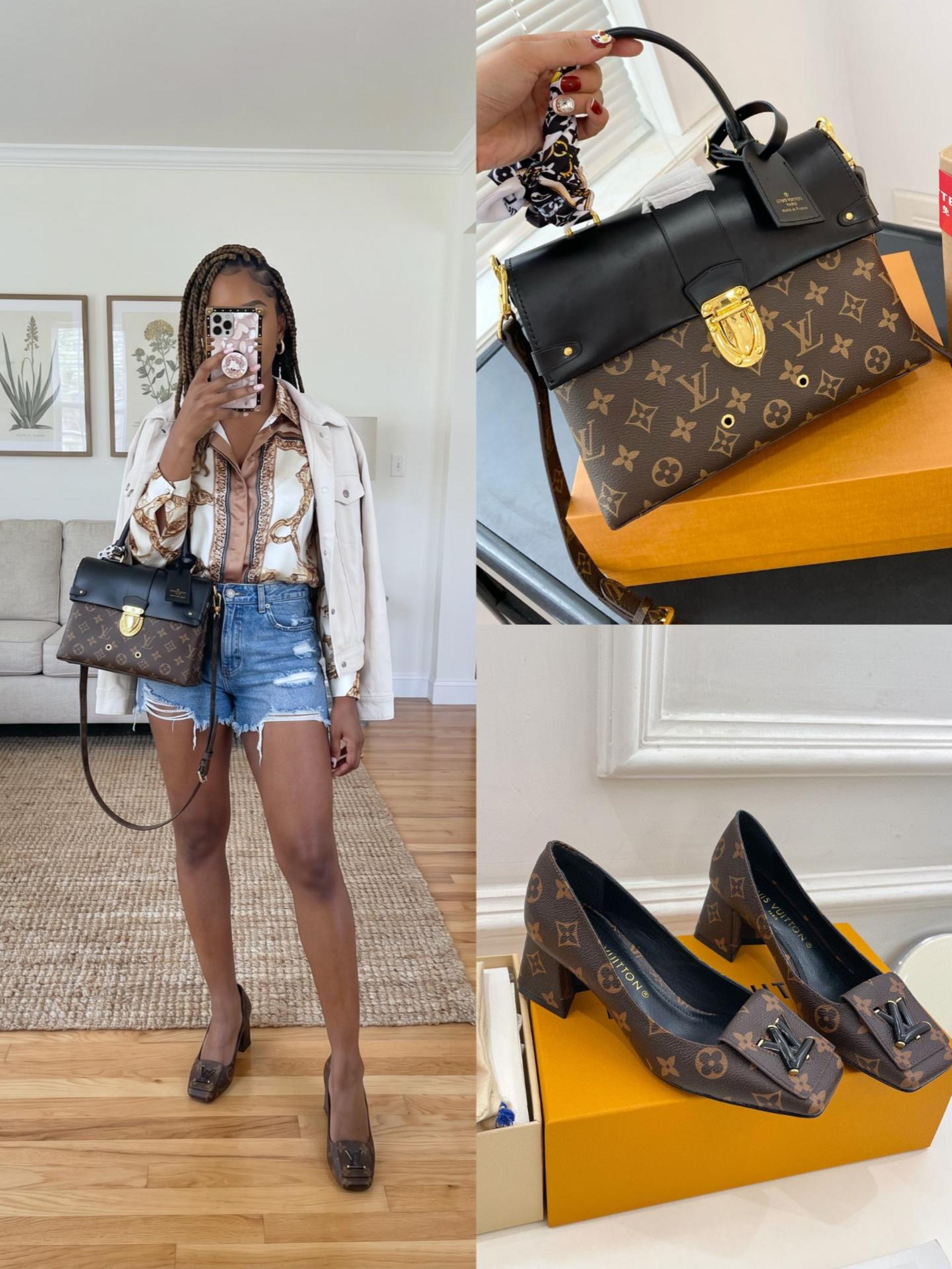 LV Shoes & Bag Set - Image 1