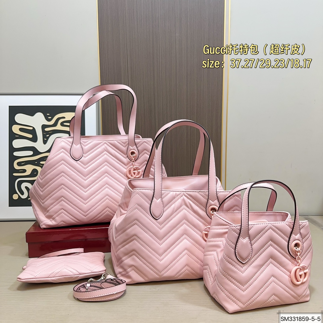 Gucci Gg Marmont Quilted Tote Bag - Image 5