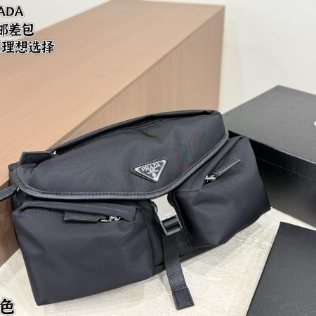 Prada Nylon Messenger Bag - Image 3