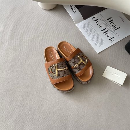 Gucci 26P G-Buckle Chunky-Soled Slippers - Image 5