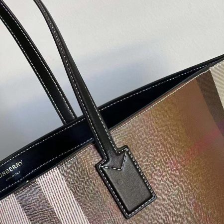Burberry Medium Check Tote - Image 7