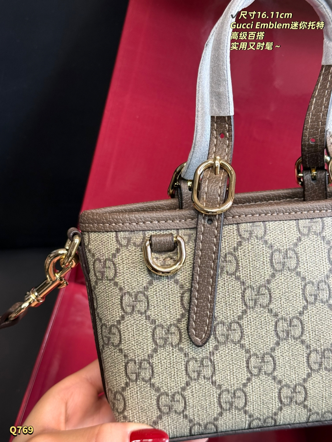 Gucci GG Emblem Mini Bag - Image 9