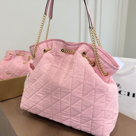 Coach Evelyn Denim Lucky Bag - Image 10