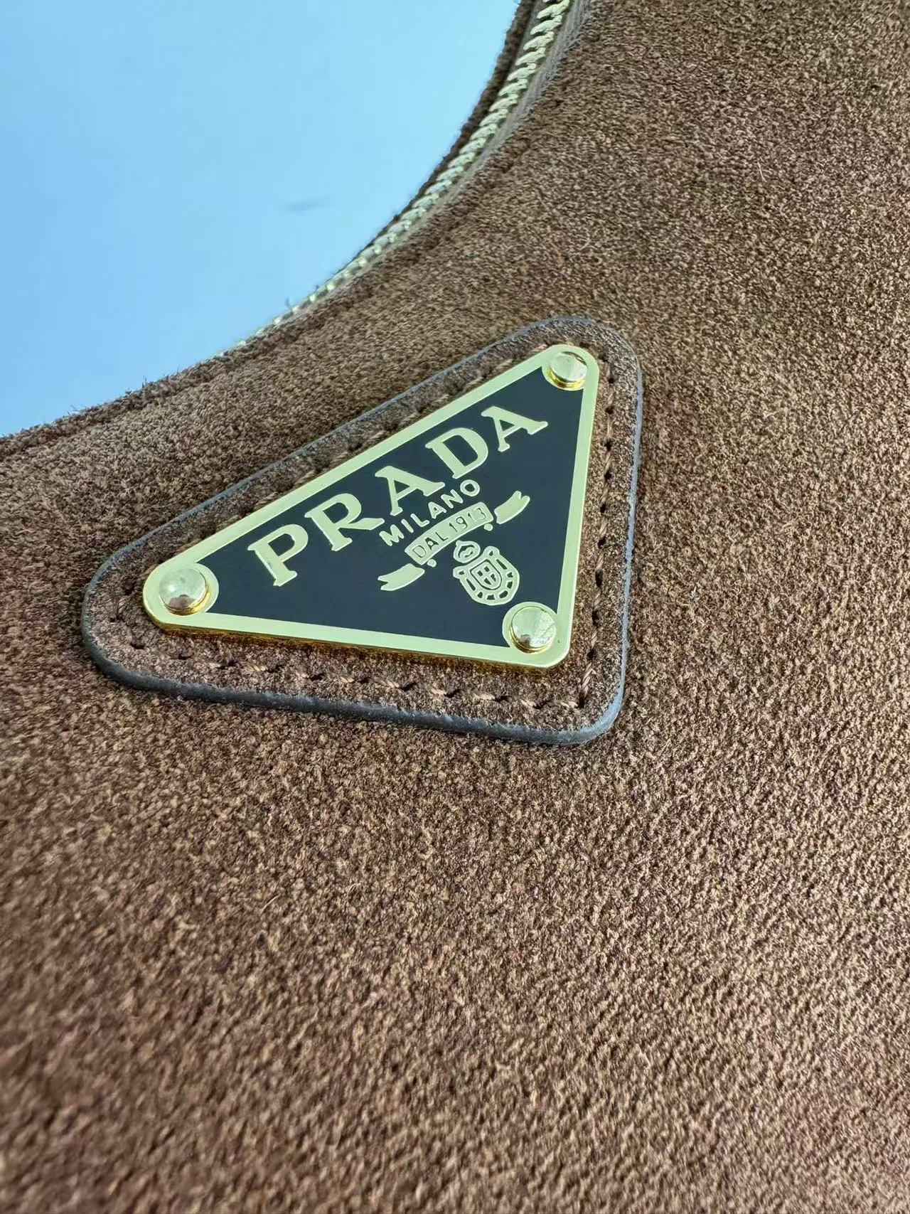 Prada Re-Edition Suede Mini Bag - Image 6