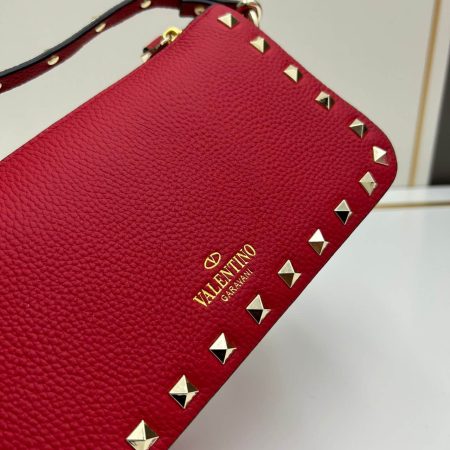 Valentino Garavani Rockstud Shoulder Bag Women Red - Image 7