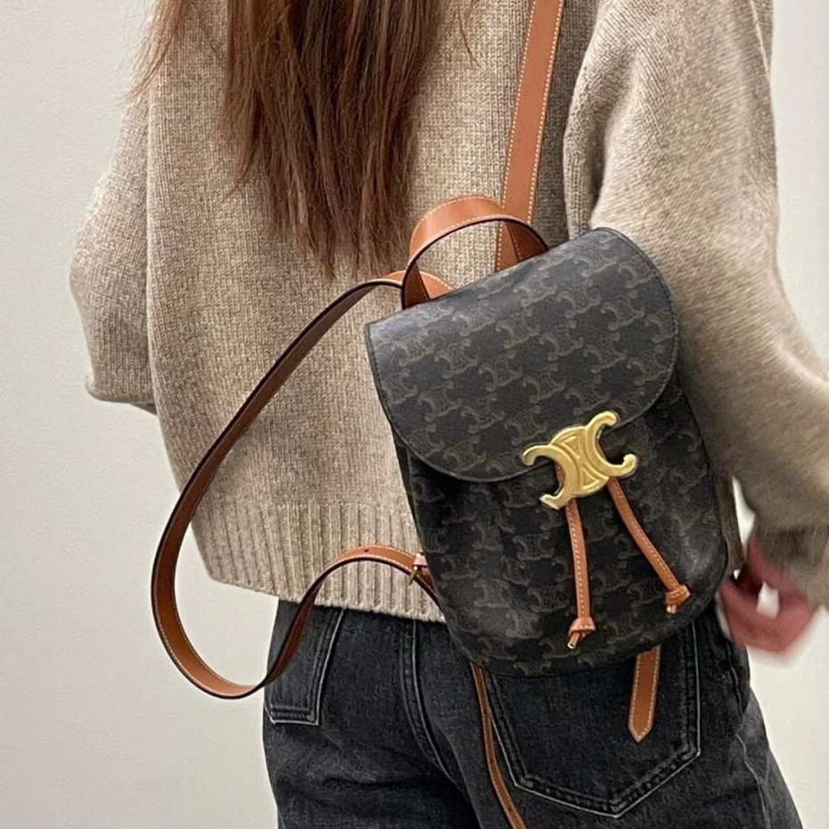Celine Triomphe Bonnie Backpack - Image 2