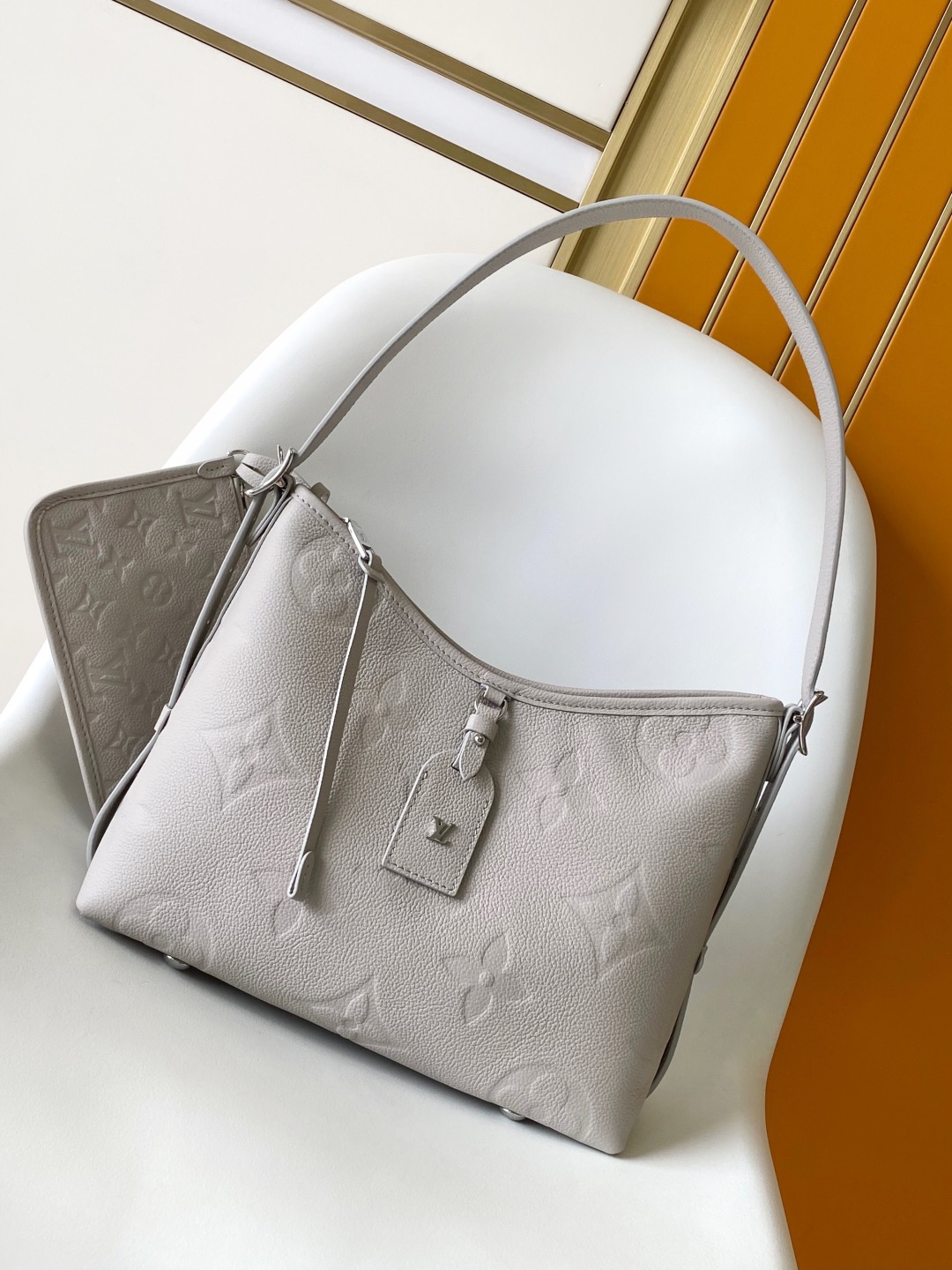 LV CarryAll PM Monogram Empreinte Leather Women Handbag 10A Mirror Version - Image 6