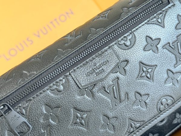 LV Pulse Messenger Monogram Shadow Crossbody Shoulder Bag