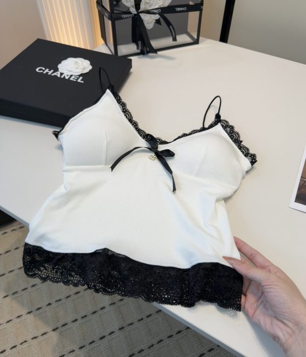 Chanel Swim Lace Top