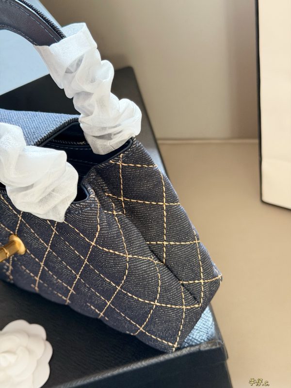 Chanel Kelly Shopper Denim Bag