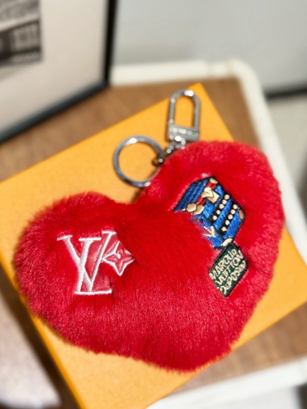LV Lucky Heart Bag Charm