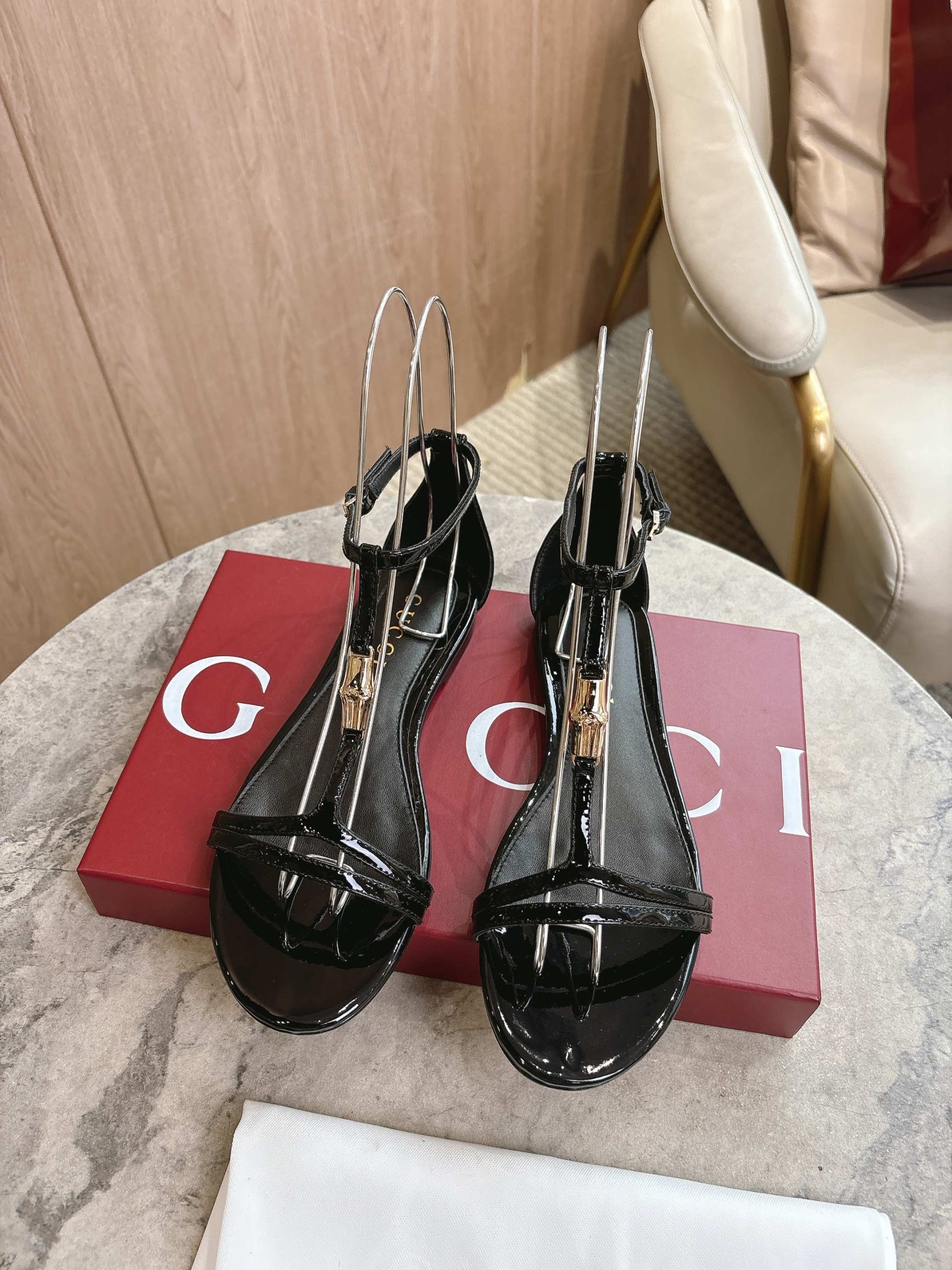 Gucci Bamboo Sandals - Image 2