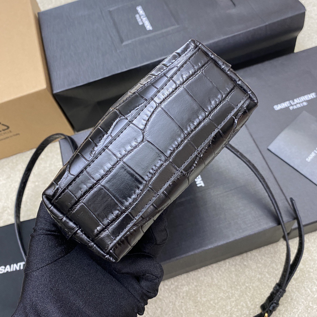 YSL Shopping Mini Toy Tote Bag - Image 9