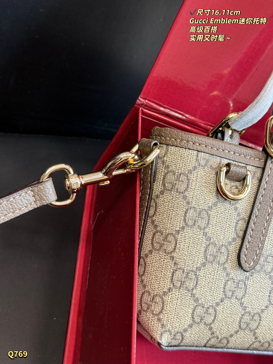 Gucci GG Emblem Mini Bag - Image 11